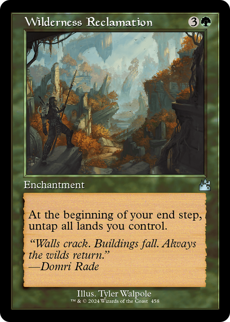 Wilderness Reclamation (Retro Frame) [Ravnica Remastered] | Chromatic Games