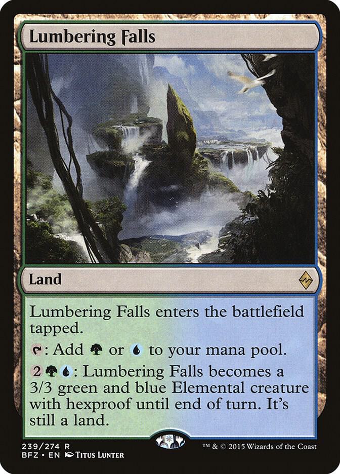 Lumbering Falls 239 (Battle for Zendikar)  | Chromatic Games