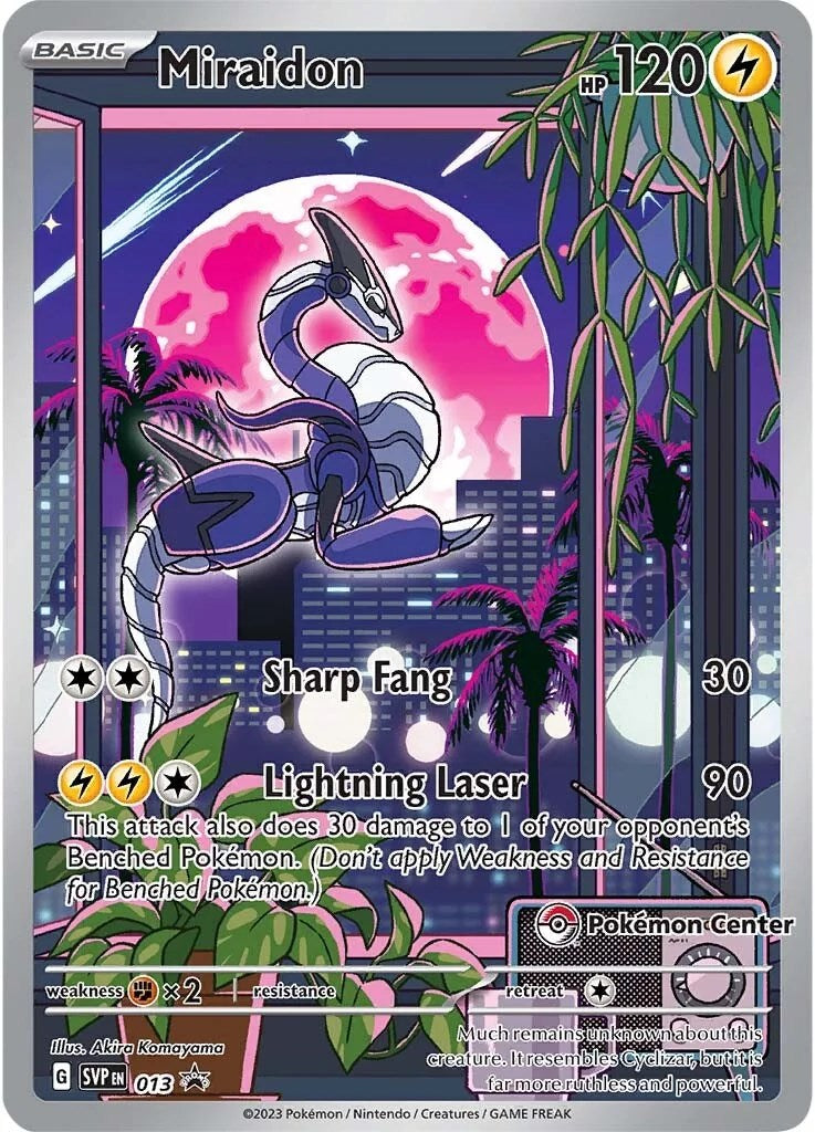 Miraidon (013) (Pokemon Center Exclusive) [Scarlet & Violet: Black Star Promos] | Chromatic Games