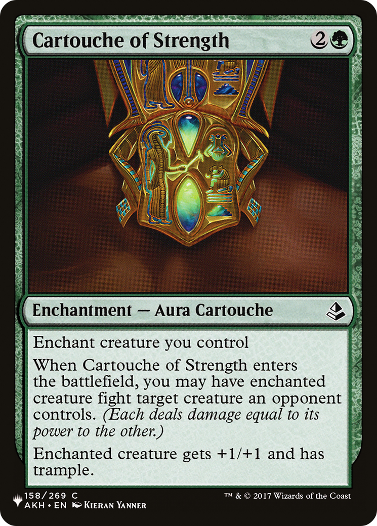 Cartouche of Strength [The List Reprints] | Chromatic Games