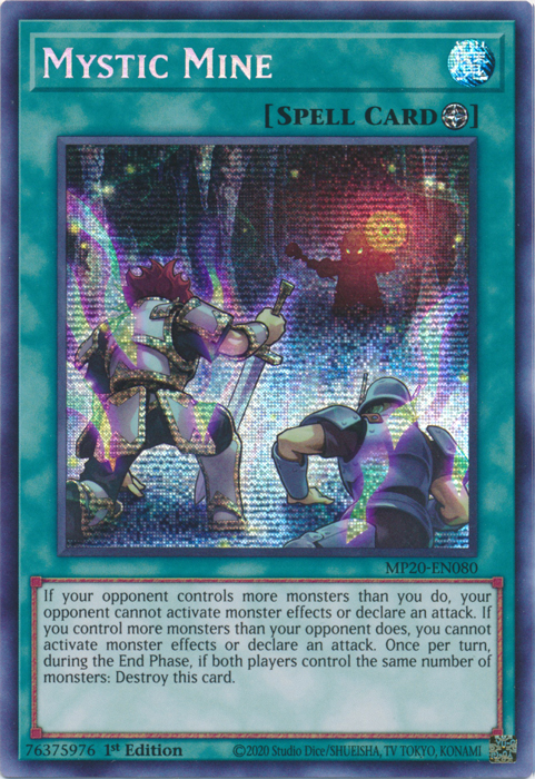 Mystic Mine [MP20-EN080] Prismatic Secret Rare | Chromatic Games