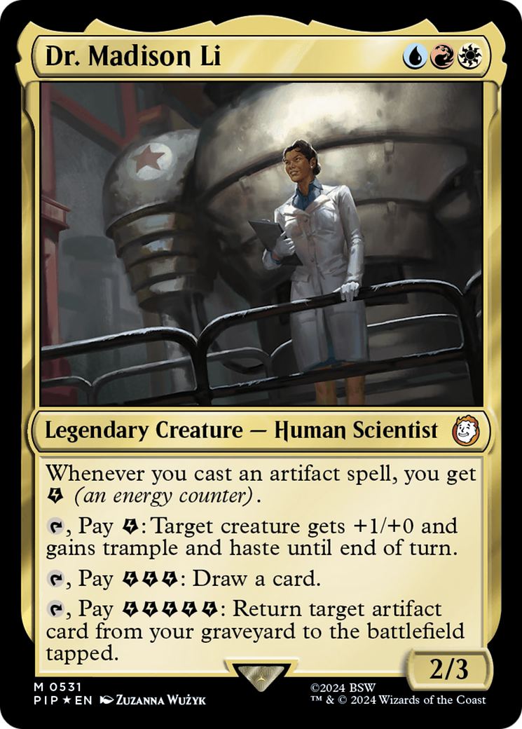 Dr. Madison Li (Surge Foil) [Fallout] | Chromatic Games