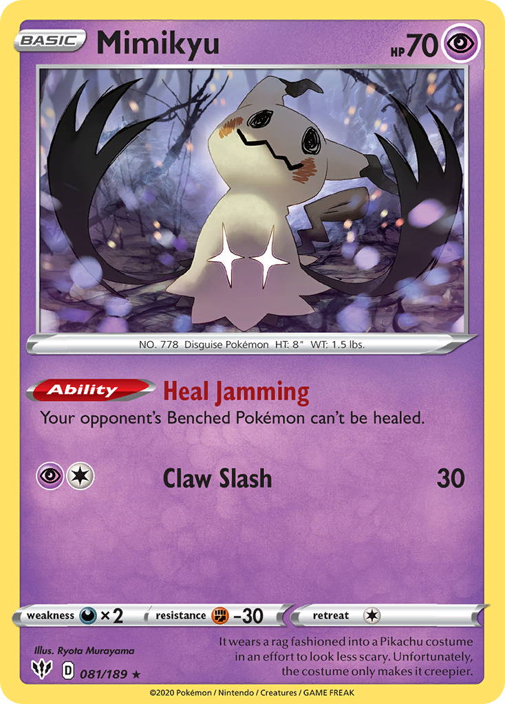 Mimikyu (081/189) [Sword & Shield: Darkness Ablaze] | Chromatic Games