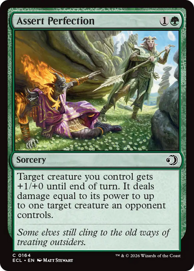 Assert Perfection [Lorwyn Eclipsed] | Chromatic Games