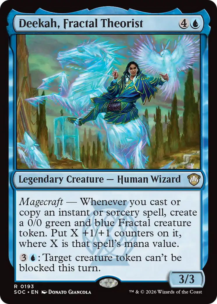 Deekah, Fractal Theorist [Secrets of Strixhaven Commander] | Chromatic Games