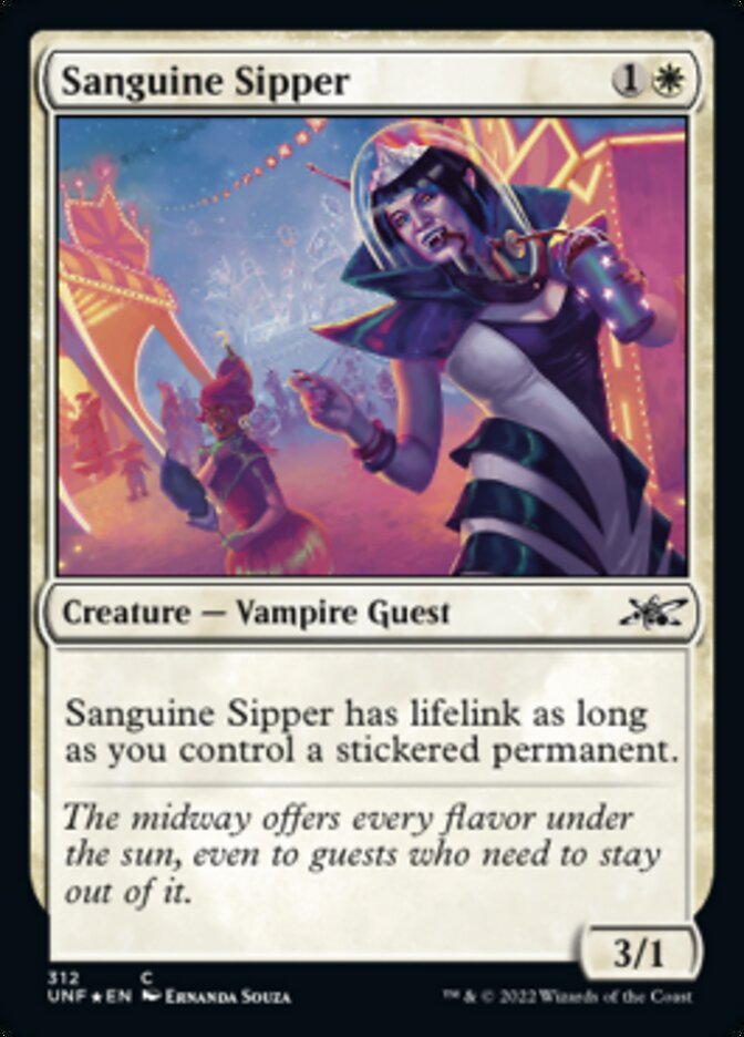 Sanguine Sipper (Galaxy Foil) [Unfinity] | Chromatic Games