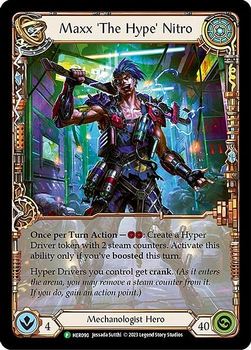 Maxx 'The Hype' Nitro [HER090] (Promo)  Cold Foil | Chromatic Games