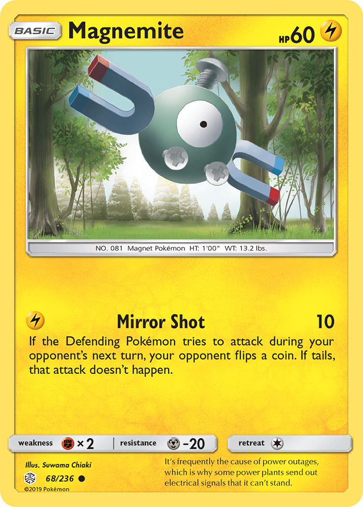 Magnemite (68/236) [Sun & Moon: Cosmic Eclipse] | Chromatic Games