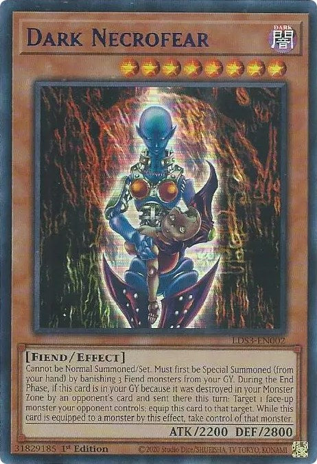 Dark Necrofear (Blue) [LDS3-EN002] Ultra Rare | Chromatic Games