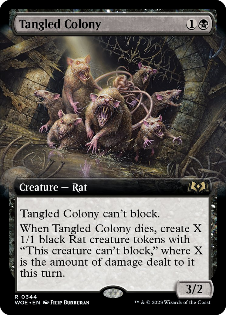 Tangled Colony (Extended Art) [Wilds of Eldraine] | Chromatic Games