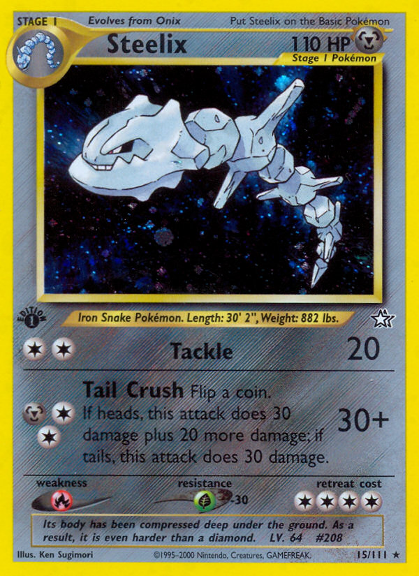 Steelix (15/111) [Neo Genesis 1st Edition] | Chromatic Games