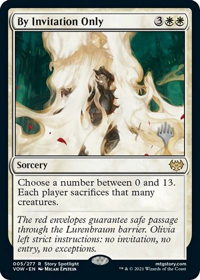 By Invitation Only (Promo Pack) [Innistrad: Crimson Vow Promos] | Chromatic Games