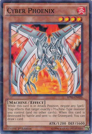 Cyber Phoenix [BP03-EN020] Shatterfoil Rare | Chromatic Games