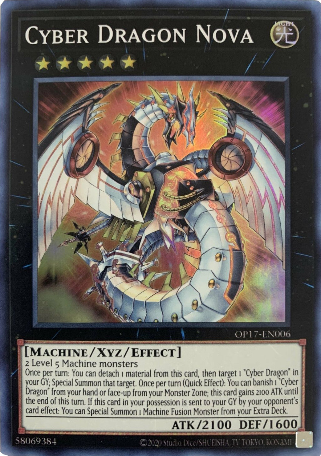 Cyber Dragon Nova [OP17-EN006] Super Rare | Chromatic Games