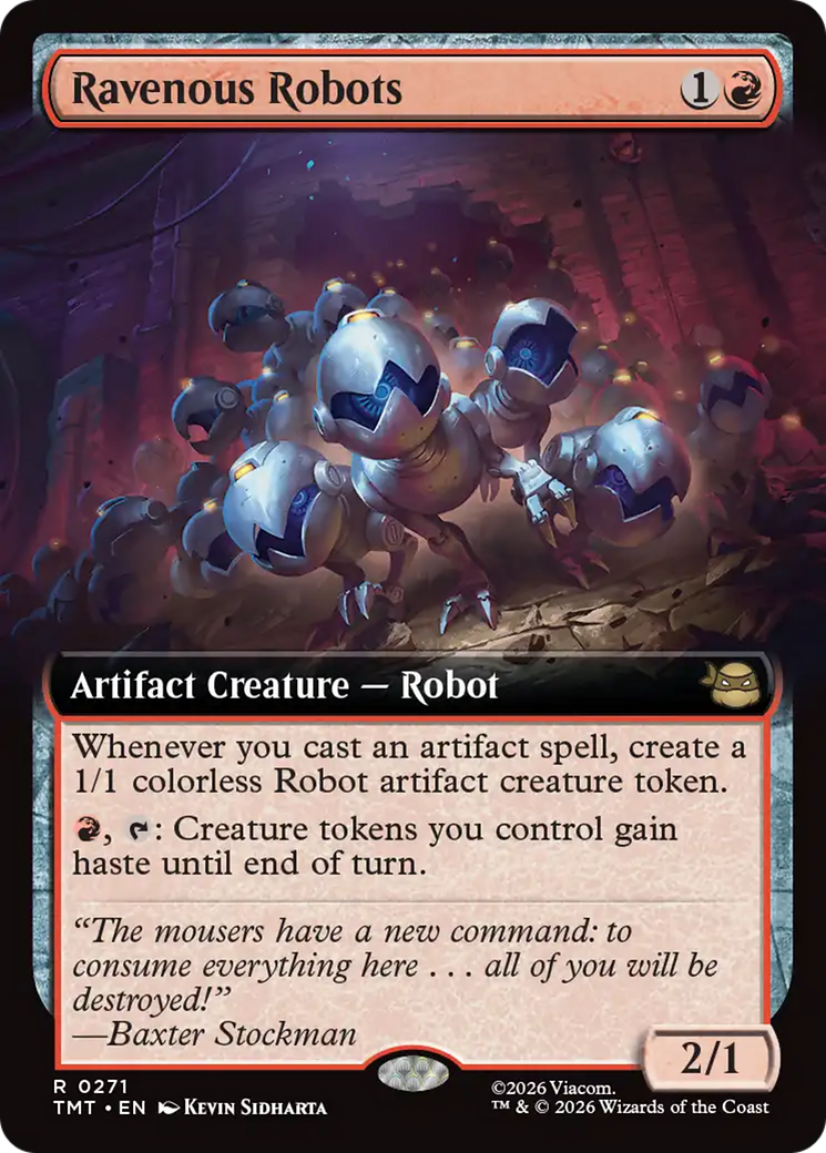 Ravenous Robots (Extended Art) [Teenage Mutant Ninja Turtles] | Chromatic Games