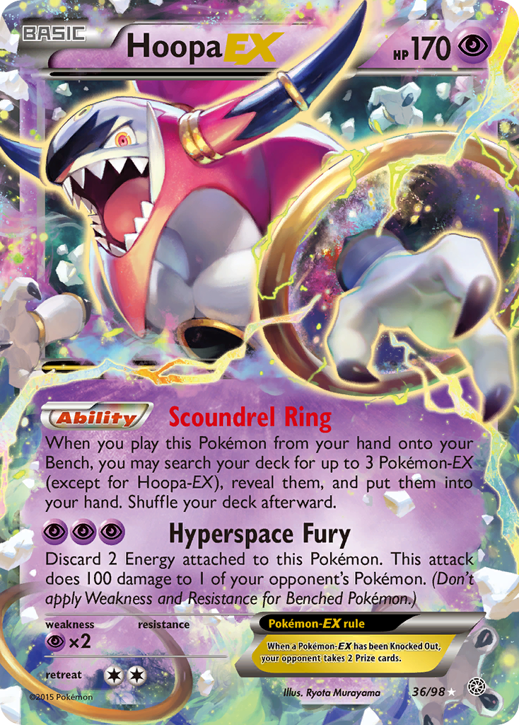 Hoopa EX (36/98) [XY: Ancient Origins] | Chromatic Games