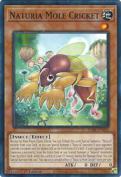 Naturia Mole Cricket [DABL-EN020] Common | Chromatic Games