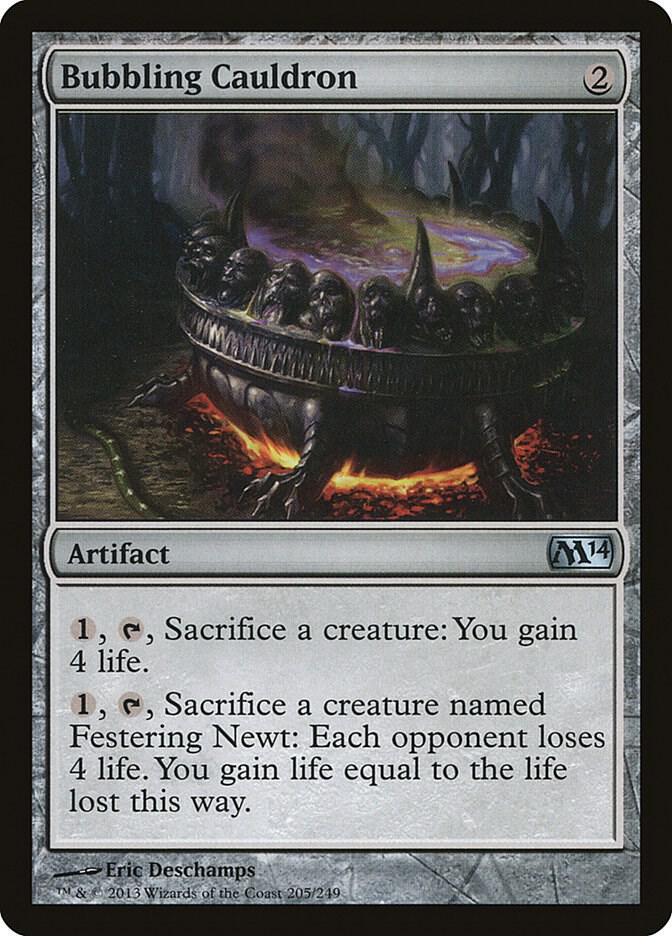 Bubbling Cauldron 205/249 (Magic 2014 (M14))  | Chromatic Games