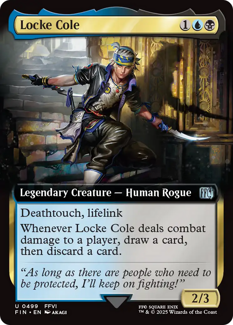 Locke Cole (Extended Art) [FINAL FANTASY] | Chromatic Games