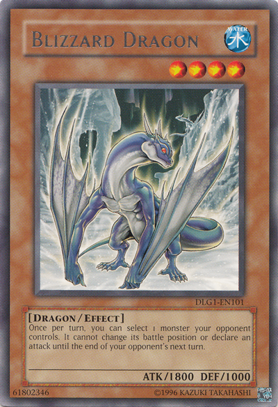 Blizzard Dragon [DLG1-EN101] Rare | Chromatic Games