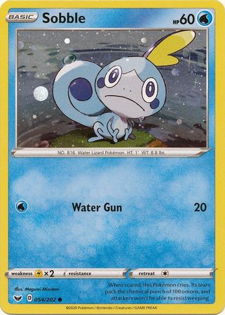 Sobble (054/202) (Cosmos Holo) [Sword & Shield: Base Set] | Chromatic Games