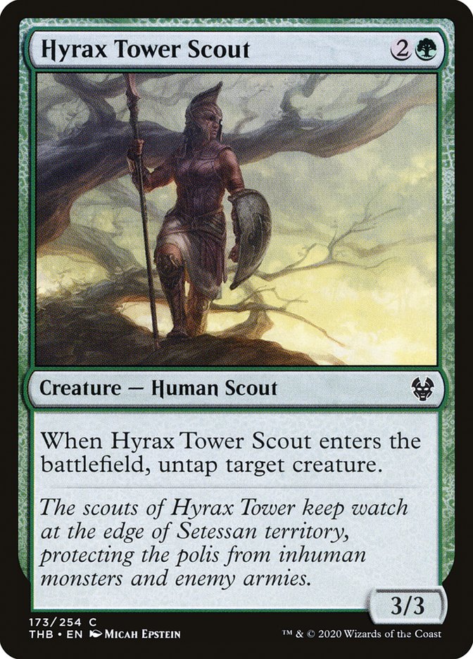 Hyrax Tower Scout 173/254 (Theros Beyond Death)  - Foil | Chromatic Games