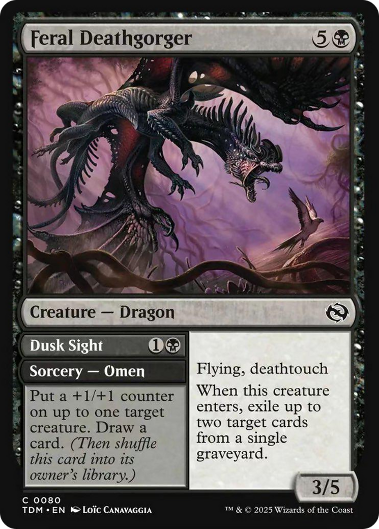 Feral Deathgorger [Tarkir: Dragonstorm] | Chromatic Games