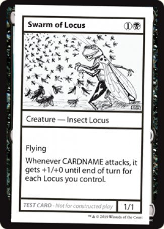 Swarm of Locus (2021 Edition) [Mystery Booster Playtest Cards] | Chromatic Games