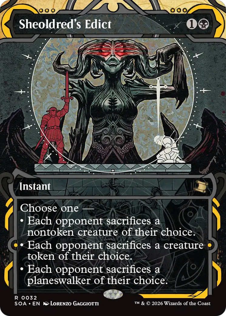 Sheoldred's Edict [Secrets of Strixhaven: Mystical Archive] | Chromatic Games