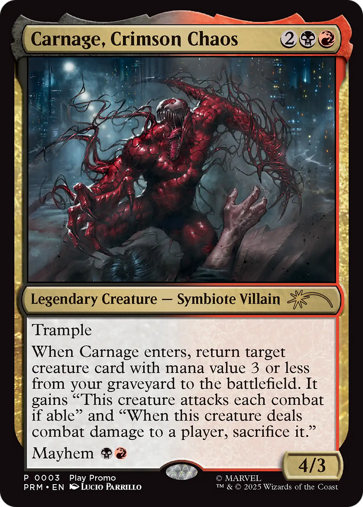 Carnage, Crimson Chaos [Wizards Play Network 2025] | Chromatic Games