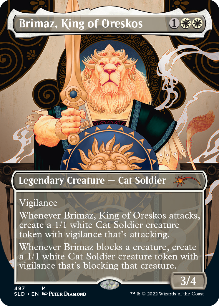 Brimaz, King of Oreskos (Borderless) [Secret Lair Drop Series] | Chromatic Games