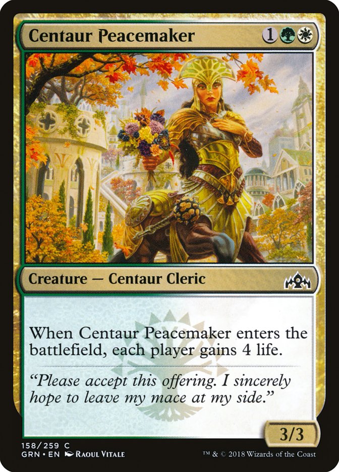 Centaur Peacemaker 158/259 (Guilds of Ravnica)  - Foil | Chromatic Games