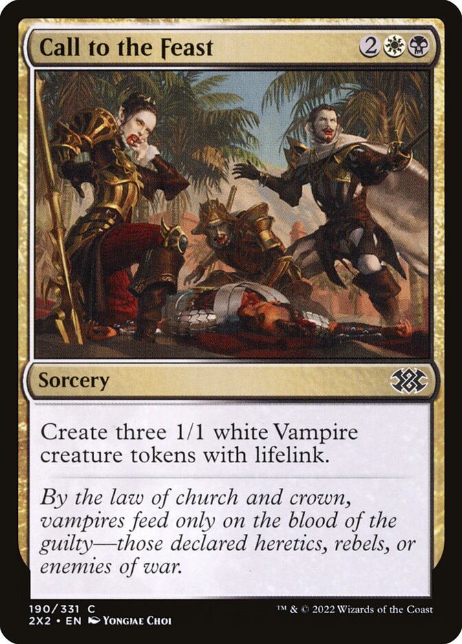 Call to the Feast 190/331 (Double Masters 2022)  - Foil | Chromatic Games
