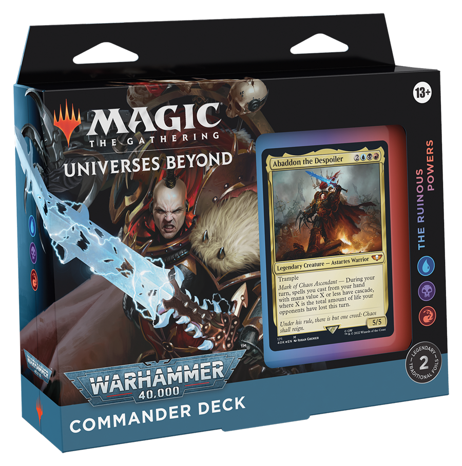 Warhammer 40,000 - Commander Deck (The Ruinous Powers) | Chromatic Games