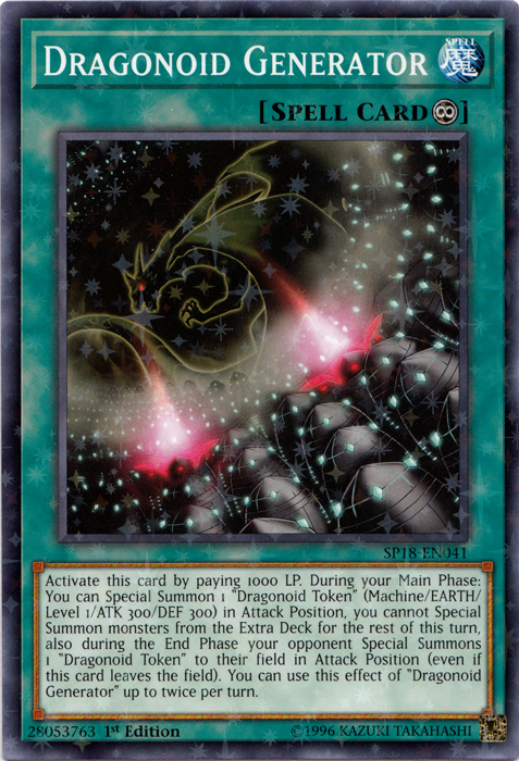 Dragonoid Generator [SP18-EN041] Starfoil Rare | Chromatic Games