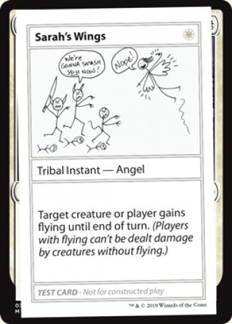 Sarah's Wings (2021 Edition) [Mystery Booster Playtest Cards] | Chromatic Games