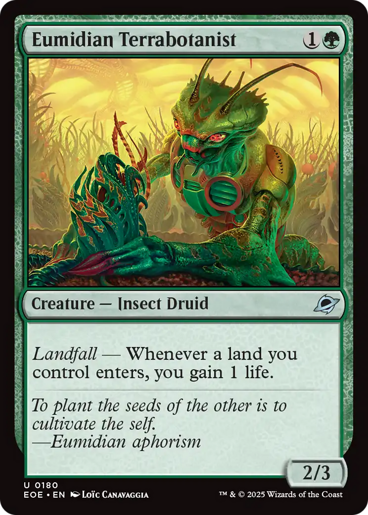 Eumidian Terrabotanist [Edge of Eternities] | Chromatic Games