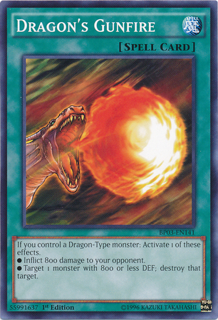Dragon's Gunfire [BP03-EN141] Common | Chromatic Games