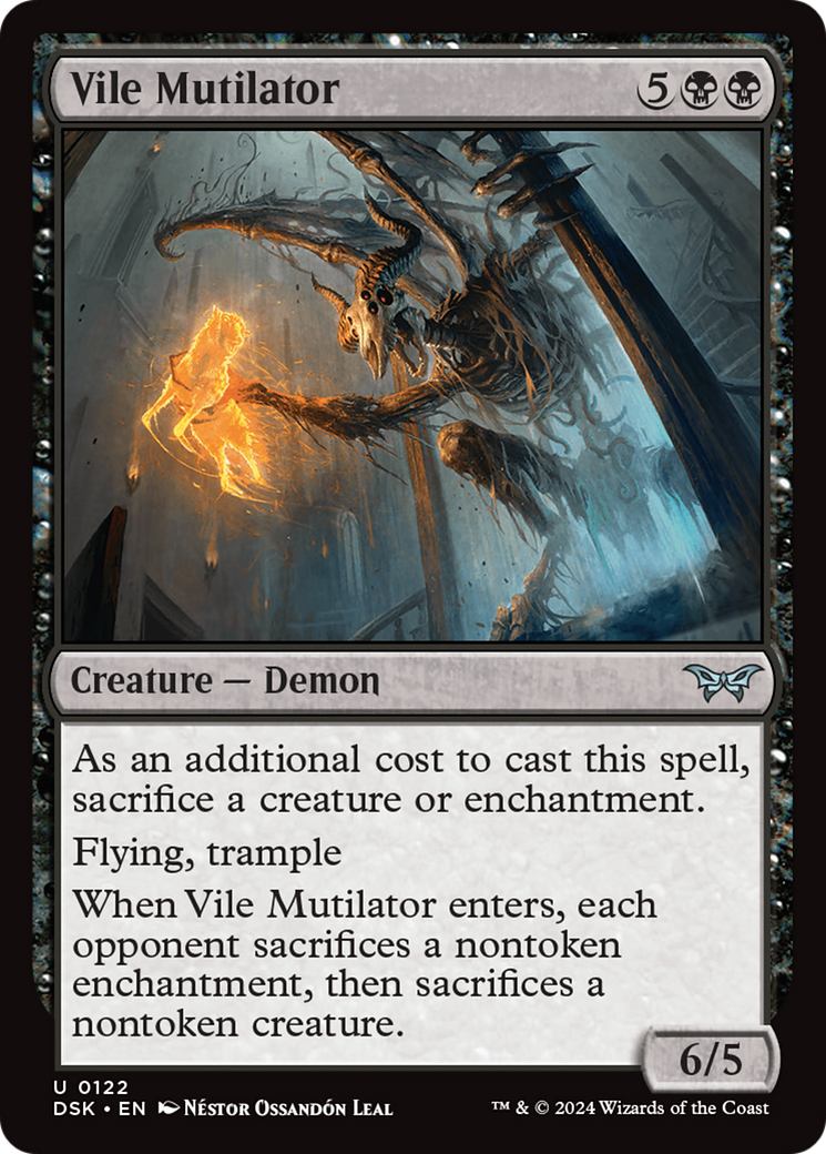 Vile Mutilator [Duskmourn: House of Horror] | Chromatic Games