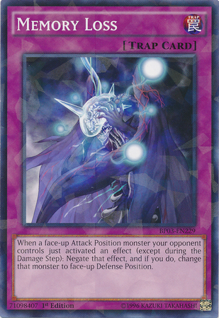 Memory Loss [BP03-EN229] Shatterfoil Rare | Chromatic Games