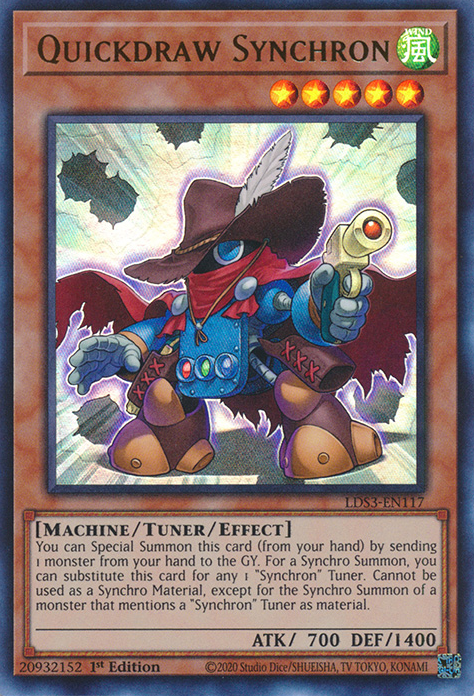 Quickdraw Synchron [LDS3-EN117] Ultra Rare | Chromatic Games