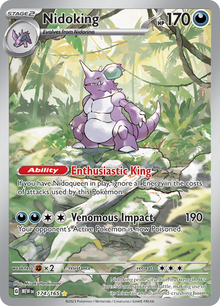 Nidoking (174/165) [Scarlet & Violet 151] | Chromatic Games