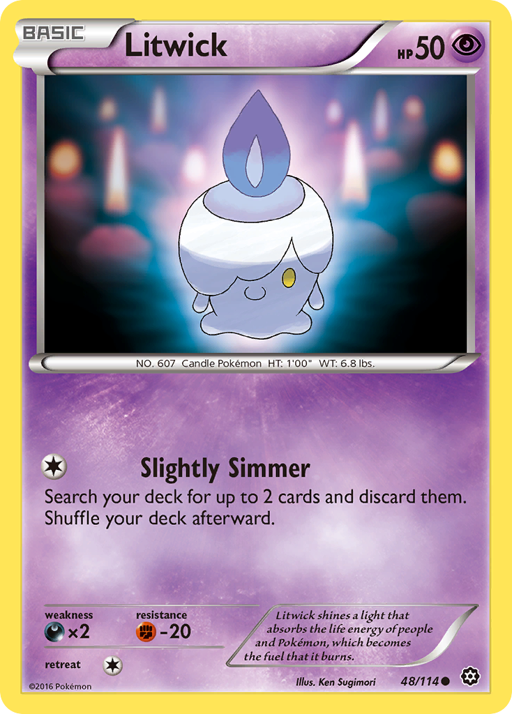 Litwick (48/114) [XY: Steam Siege] | Chromatic Games