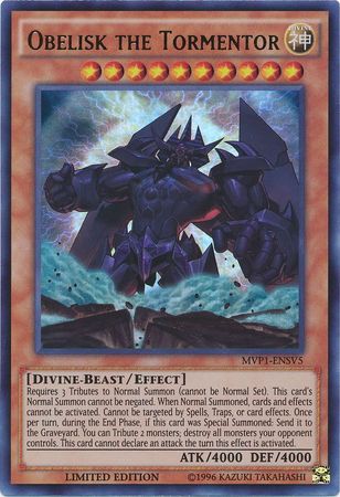 Obelisk the Tormentor [MVP1-ENSV5] Ultra Rare | Chromatic Games