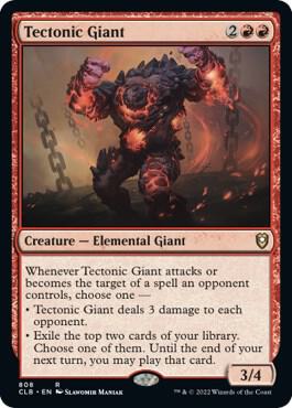 Tectonic Giant 808 (Commander Legends: Battle for Baldur's Gate)  | Chromatic Games