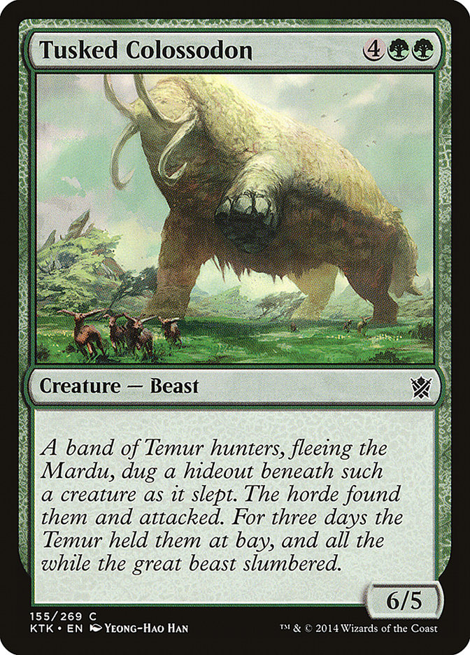 Tusked Colossodon 155/269 (Khans of Tarkir)  | Chromatic Games