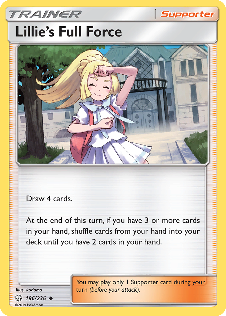 Lillie's Full Force (196/236) [Sun & Moon: Cosmic Eclipse] | Chromatic Games