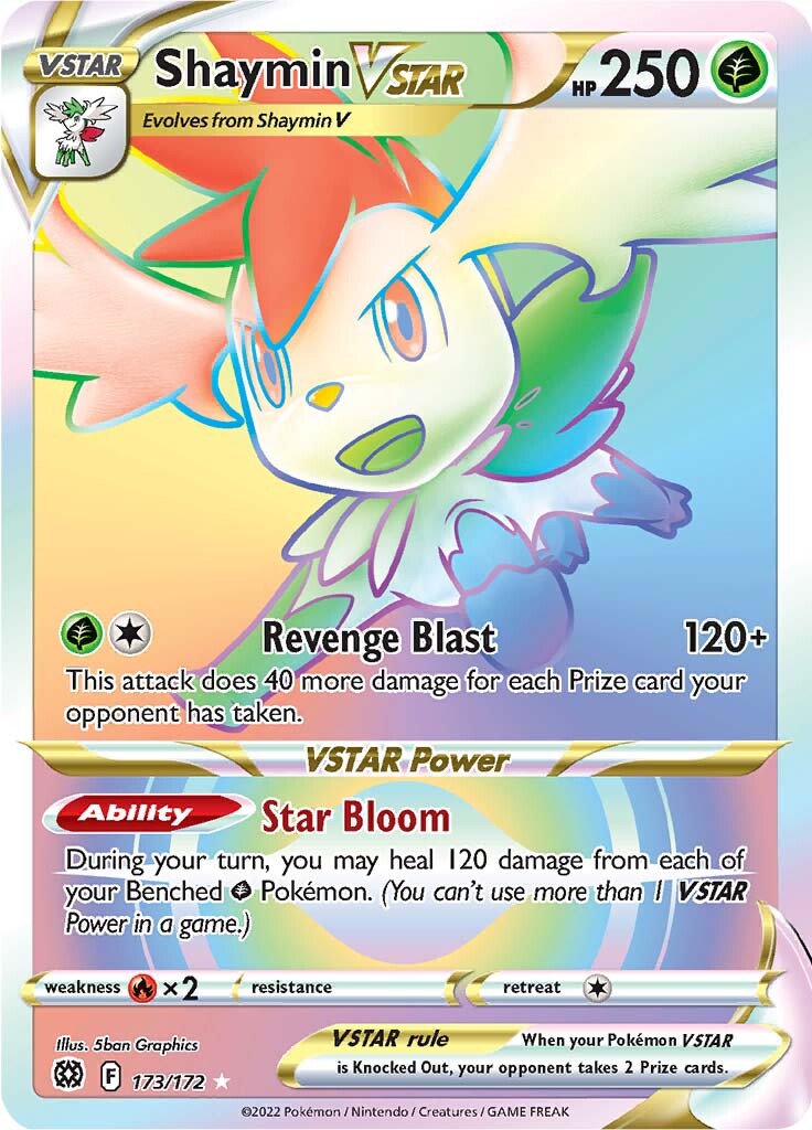 Shaymin VSTAR (173/172) [Sword & Shield: Brilliant Stars] | Chromatic Games