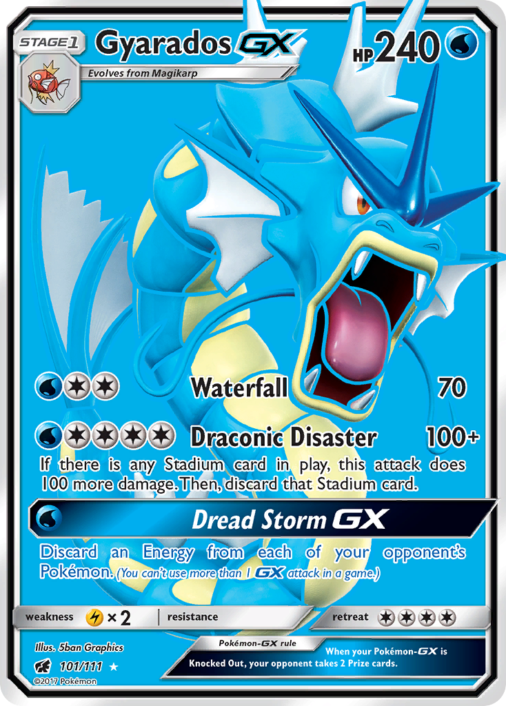 Gyarados GX (101/111) [Sun & Moon: Crimson Invasion] | Chromatic Games