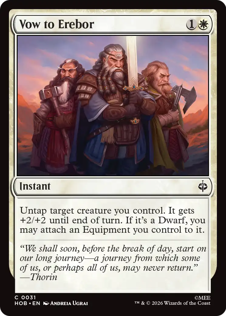 Vow to Erebor [The Hobbit] | Chromatic Games